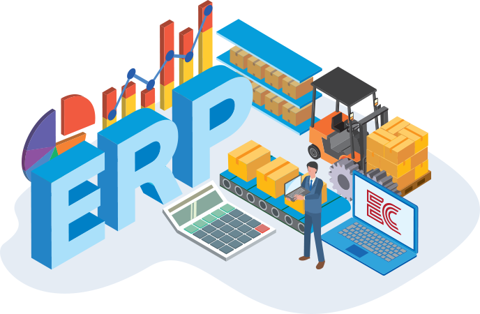 生產管理該怎麼做? ECOUNT ERP 幫助製造業提升企業競爭力 生產管理是企業對資源(如人員、設備、材料)進行規劃、監控與優化。ECOUNT生產管理模組專為中小型企業設計,幫助企業標準化並優化生產流程管理。